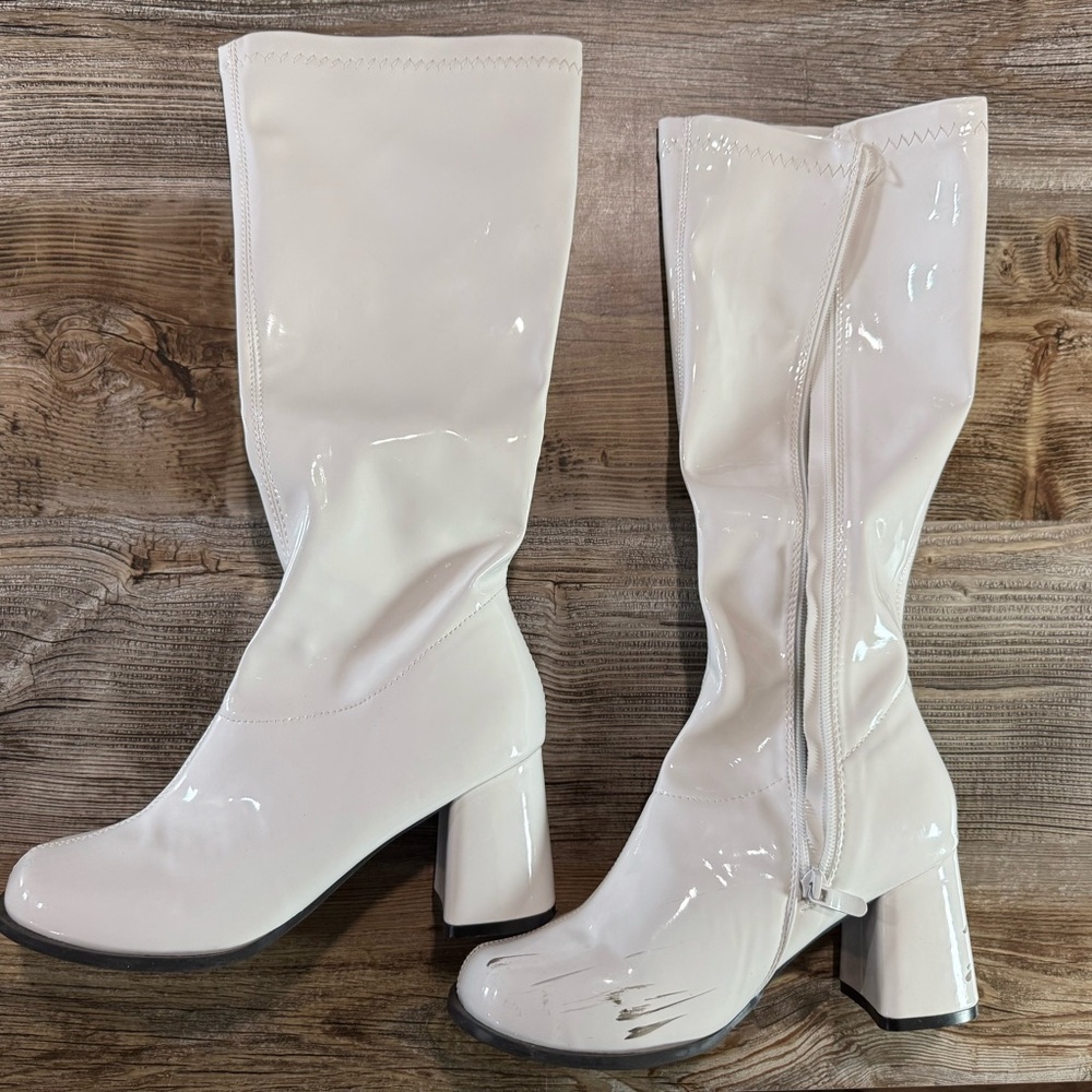 Elegant White Women's Boots